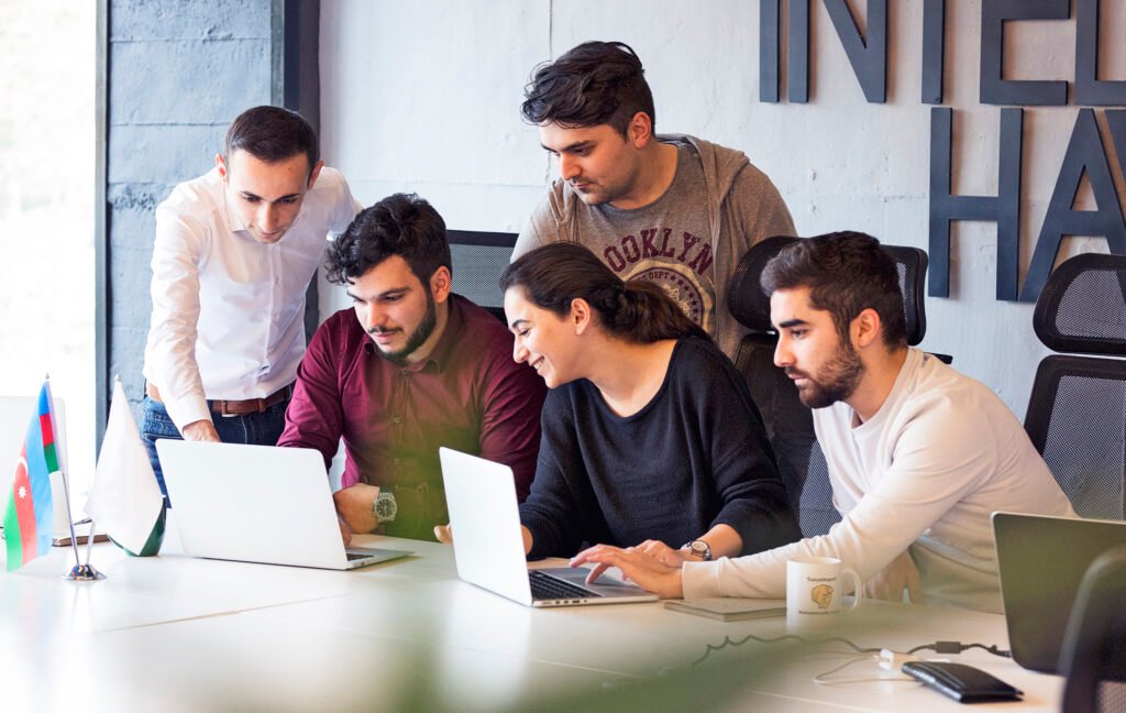 "Marketing team planning a digital campaign strategy"