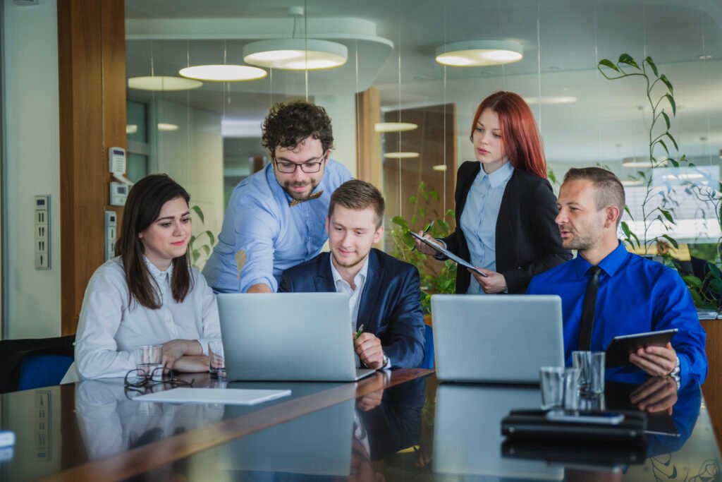 "Marketing team planning a digital campaign strategy"