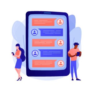 "Automated customer support chat via WhatsApp Business API dashboard"